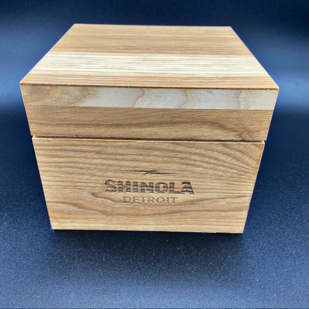 Shinola Detroit Wooden Watch Box